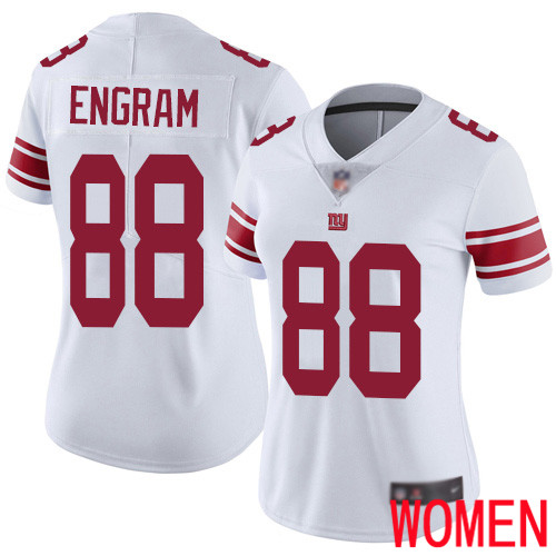 Women New York Giants #88 Evan Engram White Vapor Untouchable Limited Player Football NFL Jersey
